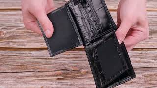 Гаманець чоловічий із натуральної фактурної шкіри Canpellini 21511 чорний