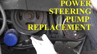 NIssan Maxima | Infiniti Power Steering Pump Replacement with Basic Hand Tools HD