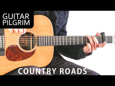 HOW TO PLAY COUNTRY ROADS JOHN DENVER | Guitar Pilgrim