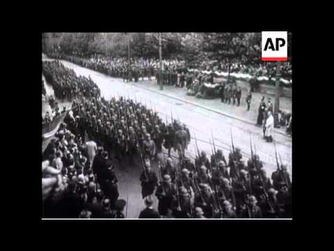 General Gamelin Reviews Troops