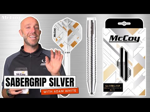 SABERGRIP SILVER MCCOY DARTS REVIEW WITH ADAM WHITE