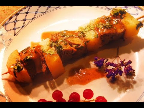 Tunisian SMOKED LAMB KEBAB with CURED LEMON / Middle Eastern & African