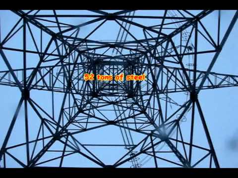 Albertirsa-Zahidnoukrainska 750kV Transmission line in winter