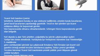 Ticaret Sicil Gazetesi Çevirisi, Tel: 0212 216 80 51, www.gercektercum