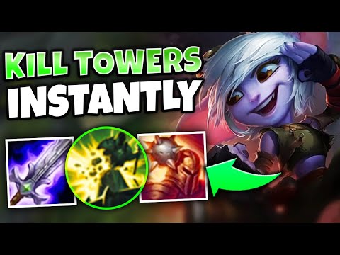 DEMOLISHER TRISTANA MID IS OP! TURN TOWERS TO DUST INSTANTLY (FREELO) - League of Legends