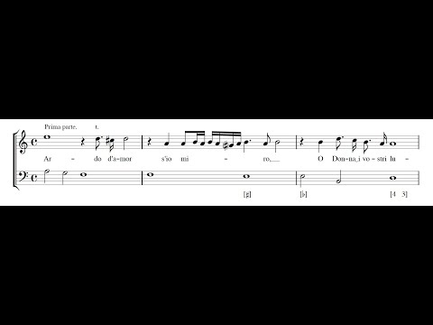 PAOLO QUAGLIATI: Ardo d'amor s'io miro PDF SCORE