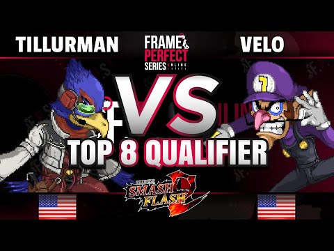 FPS6 Online - AFM | TillurMan (Falco) vs. Hi | Velo (Waluigi/PAC-MAN) - SSF2 Top 8 Qualifier