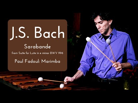 Sarabande - Suite for Lute in e minor: J.S. Bach (BWV 996)