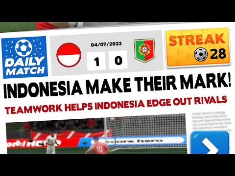 28/100 Streak - Score! Hero 2022 - Indonesia Vs. Portugal