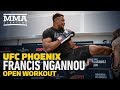 UFC Phoenix: Francis Ngannou Open Workout Highlights - MMA Fighting