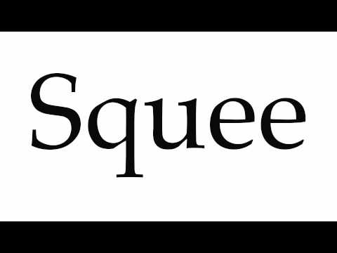How to Pronounce Squee