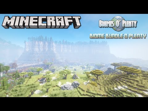 Minecraft Biome Showcase - Biome Bundle O Plenty, OTG & more.