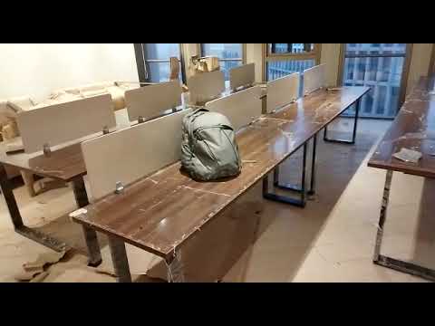 Seating capacity: 1 enginering wood office workstation