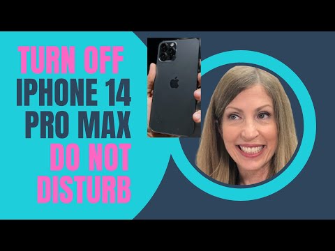 How To Turn OFF Iphone 14 Pro Max Do Not Disturb (Crescent Moon)