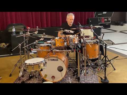 Dave Weckl morning training at Buddy drum camp 2025