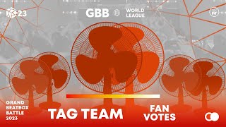 rd  - JACKPOT（00:02:28 - 00:02:47） - Tag Team Fan Vote Announcement | GBB23: World League