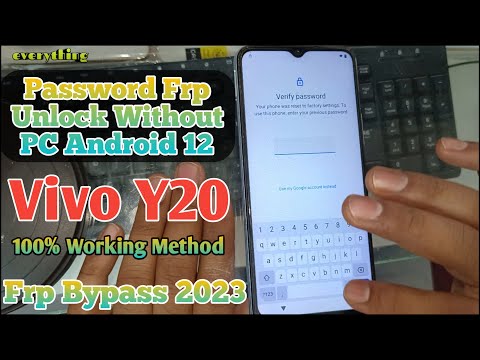Vivo Y20 Frp Bypass New 2023 Method/ How To Unlock Password Frp Without PC 100% Real Video
