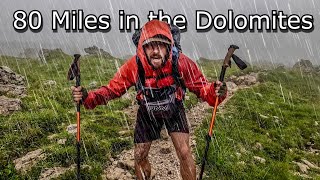 Solo Hiking 80 Miles in the Italian Dolomites