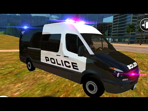 American Police Van Driving | Offline Games No Wifi | Police Van Simulator Games | Android Games