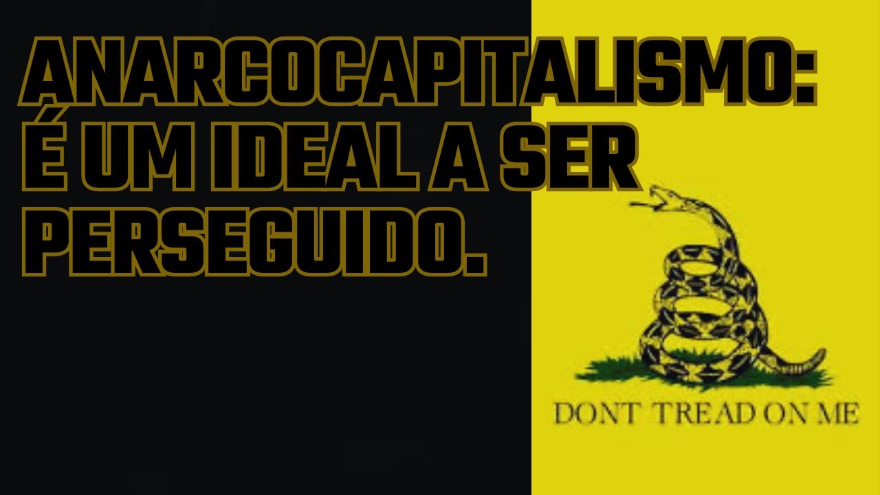 #anarcocapitalismo : “É um IDEAL a ser perseguido”| e não  #política de #estado  CENTRALIZADA.