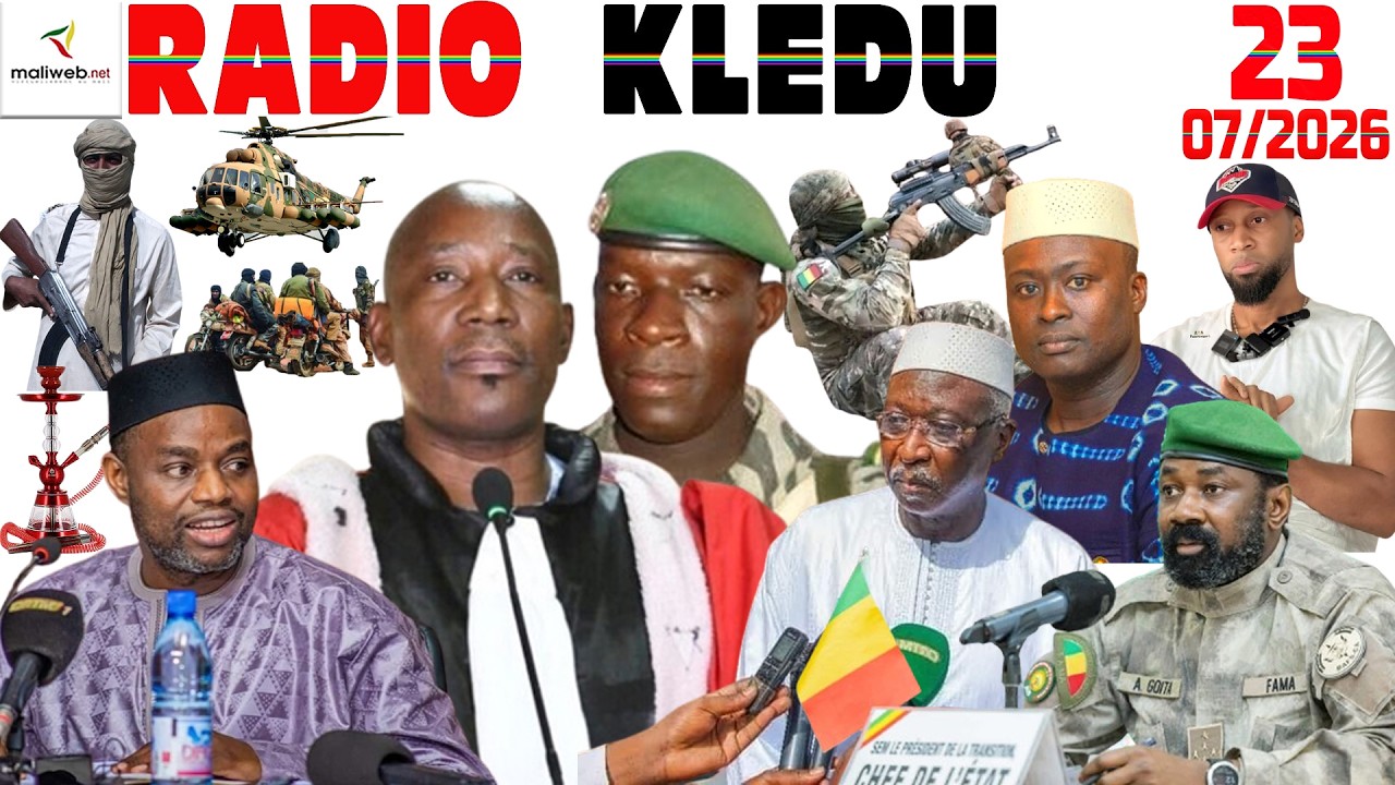 La Revue de Presse de la RADIO KLEDU du 23 Juillet 2026
