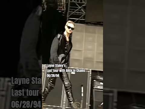 New/ Old Layne Staley's Last Tour with Alice in Chains Opening for KISS #laynestaley #aliceinchains