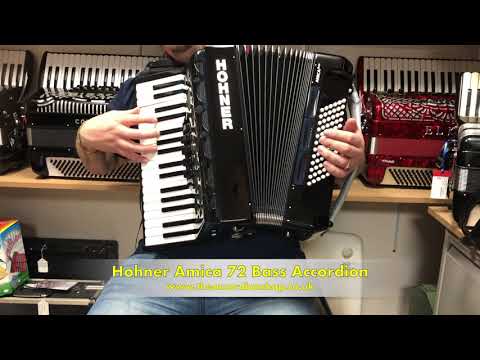 Hohner Amica 72 Bass Accordion