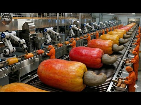 Inside a Cashew Factory — From Toxic Shell to Crunchy Nuts (Full Process)
