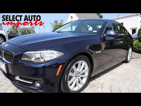 #21281, 2016 BMW 535i xDrive, Imperial Blue Metallic, Select Auto Imports in Alexandria, VA