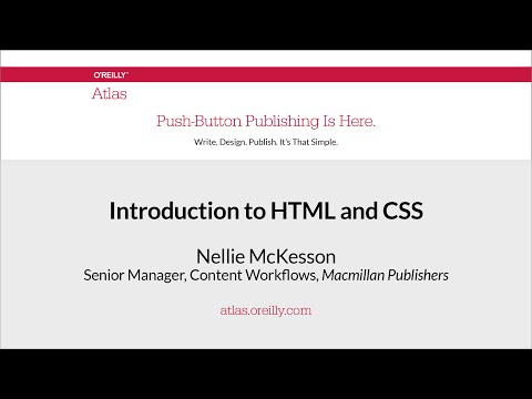 Introduction to HTML and CSS