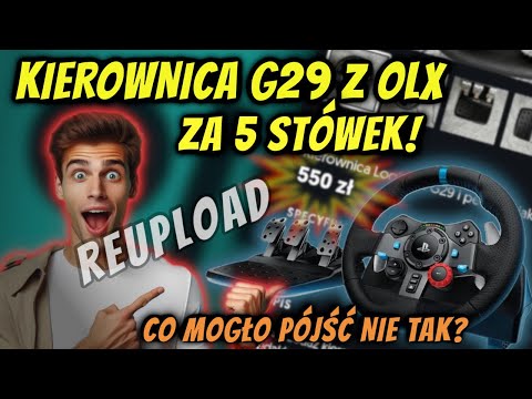 REUPLOAD - LOGITECH G29 ZA 500 PLN Z OLX - CO MOGŁO PÓJŚĆ NIE TAK? * TROLLOWANIE OSZUSTA - SCAM
