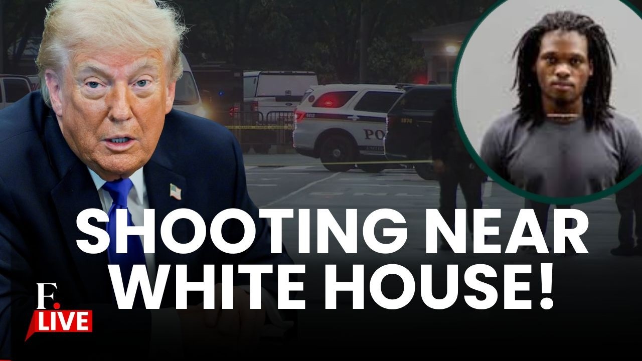 LIVE: Moment When Suspect Fired Gunshots Outside White House | White House Shooting