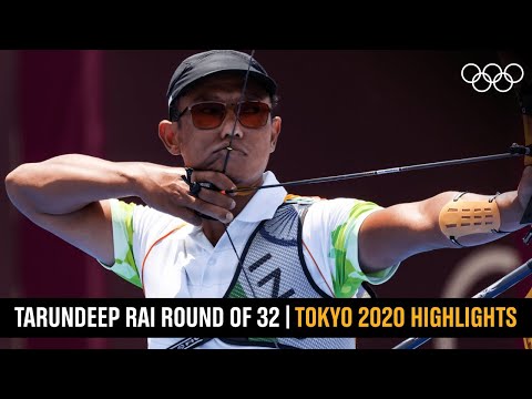 Tarundeep Rai's Round of 32 win 🏹  | #Tokyo2020 Highlights