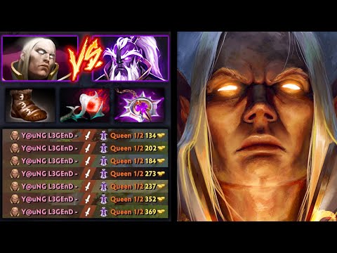 INVOKER vs VOID SPIRIT MID - CRAZY ASSASSIN BUILD by Y@uNG L3GEnD- | Dota 2 Invoker
