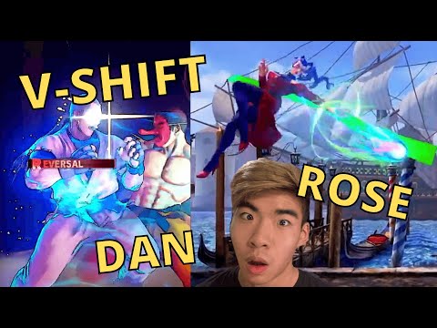 Reacting to ROSE (broken), DAN, and... VSHIFT | SFV Winter Update Reveal