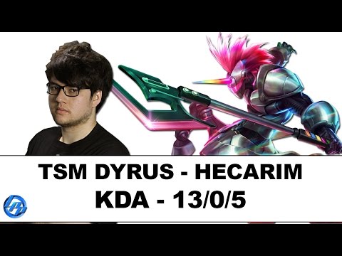 TSM Dyrus - Hecarim vs Rumble - Na SoloQ