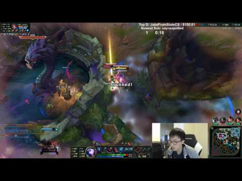 Rank 1 NA Révenge with the Fiora turnaround against Doublelift - Stream Highlight