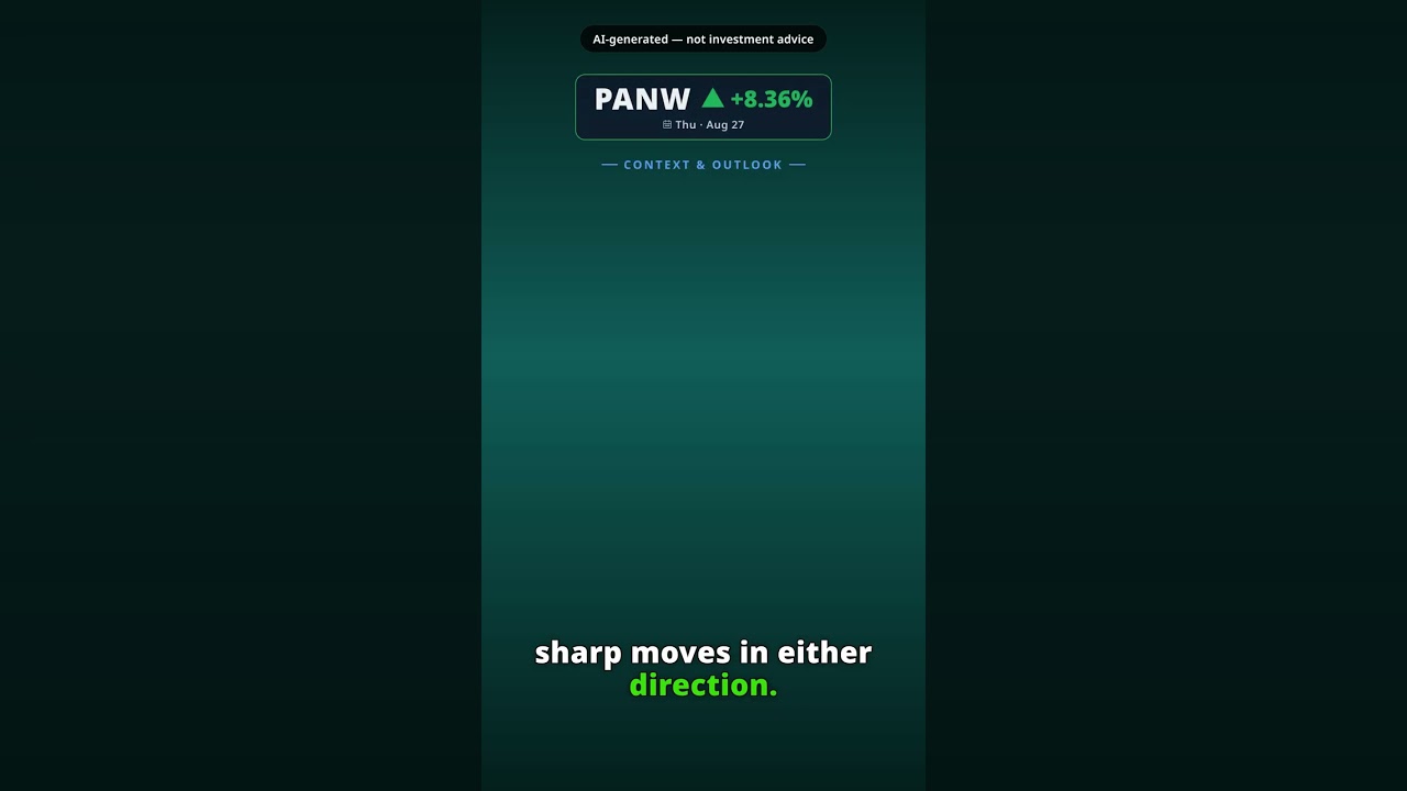 Why Is Palo Alto Networks Stock Jumping Today? PANW +8.36% (Aug 27)