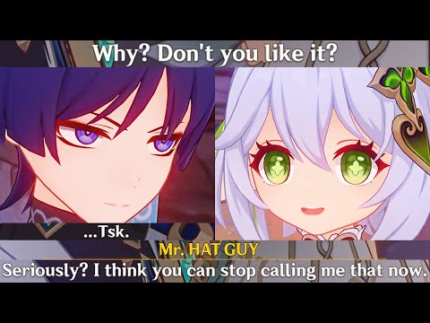 NAHIDA "Said" Mr. HAT GUY Cutscene Genshin Impact | Wanderer Nahida