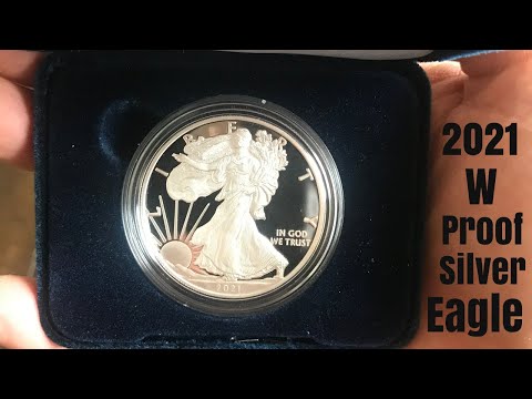 2021 W proof American Silver Eagle! The last of the reverse design proof in Silver #wallstreetSilver