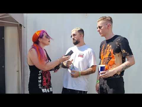 Heriot with Serena Fox for TotalRock @Bloodstockfestivals 2022