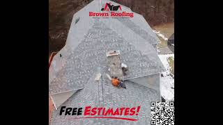 Watch video: Roof Replacement - Weston, CT - IKP Dynasty Castle Gray