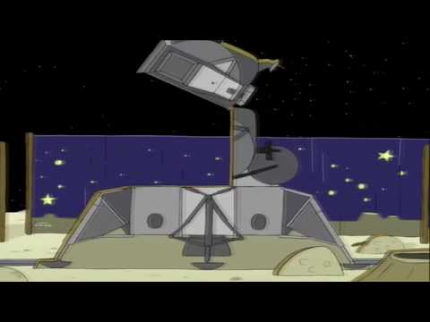 Llegamos a la Luna Tenemos un Arpón | Futurama [Latino]
