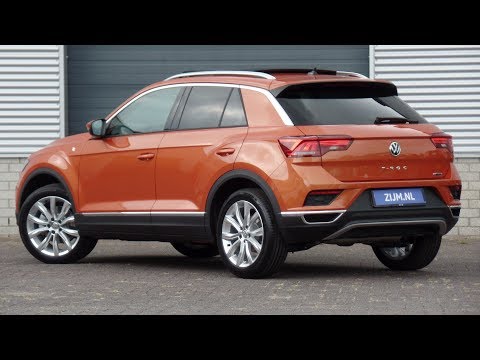 Volkswagen NEW T-roc Sport 2018  Energetic Orange 17 inch Kulmbach walk around & detail inside
