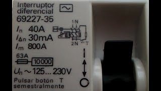 Como funciona un interruptor diferencial