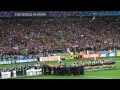 New Zealand national anthem at Eden Park, 2011 ...
