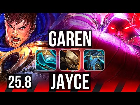 GAREN vs JAYCE (TOP) | 13/1/1, Legendary | NA Challenger | 25.8