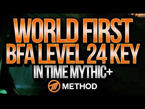WORLD FIRST IN TIME BFA LEVEL 24 | Tol Dagor Mythic+ | Method