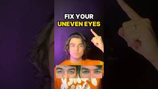 Asymmetrical eyes exercise #shorts #shortsfeed #eyes #smallandbigeyes #transformation #viral #trend