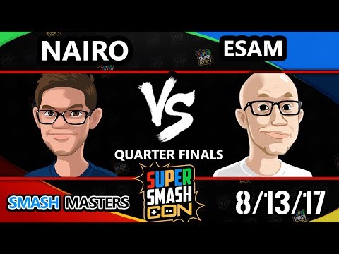 Smash Con 2017 Smash Masters - NRG | Nairo vs PG | ESAM - Quarter Finals